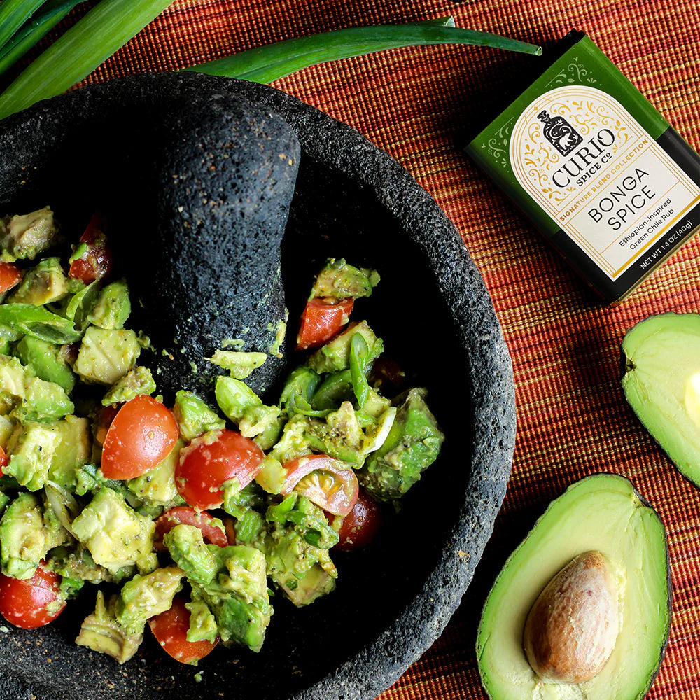 Photo of a bowl of guacamole
